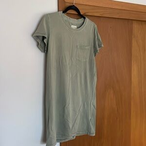 Thread & Supply green organic cotton t shirt dress